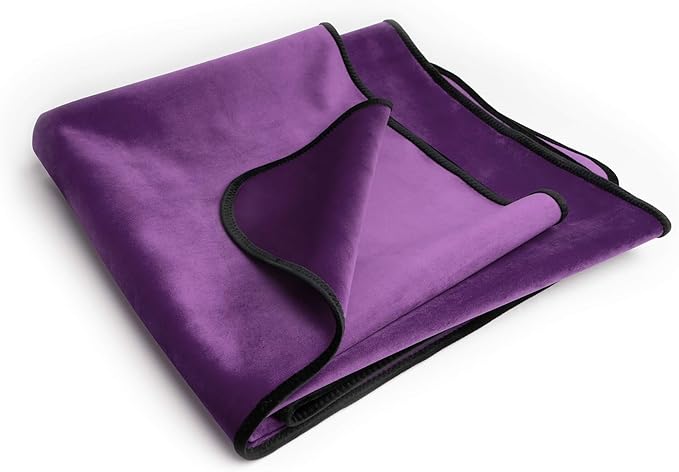 Avana Waterproof Throw - Sensual Blanket for Adults - Made in The USA - Small Size, Micro-Velvet Purple