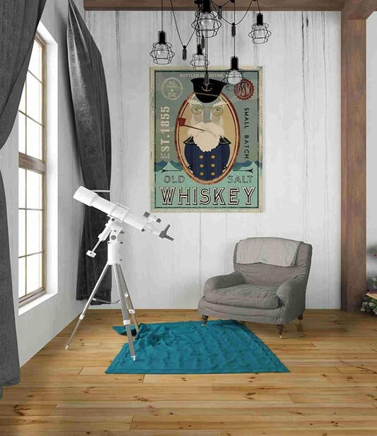 Epic Graffiti 'Fisherman III Old Salt Whiskey' by Ryan Fowler, Canvas Wall Art, 26"x34"