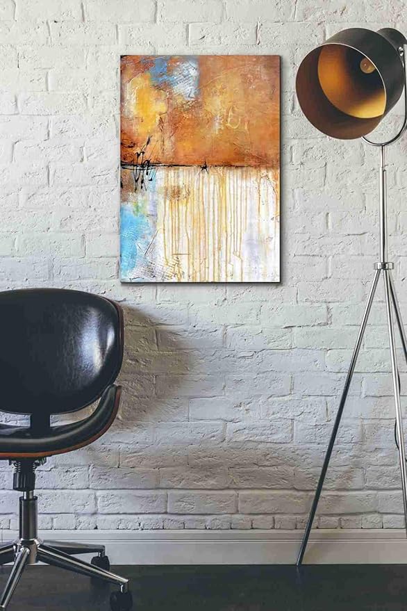 Epic Graffiti 'November Rain I' by Erin Ashley Canvas Wall Art, 18"x26"