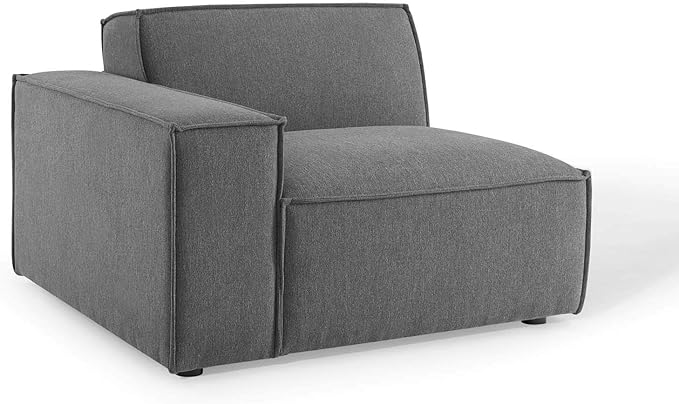 Modway EEI-3870-CHA Restore Right-Arm Sectional Sofa Chair, Charcoal