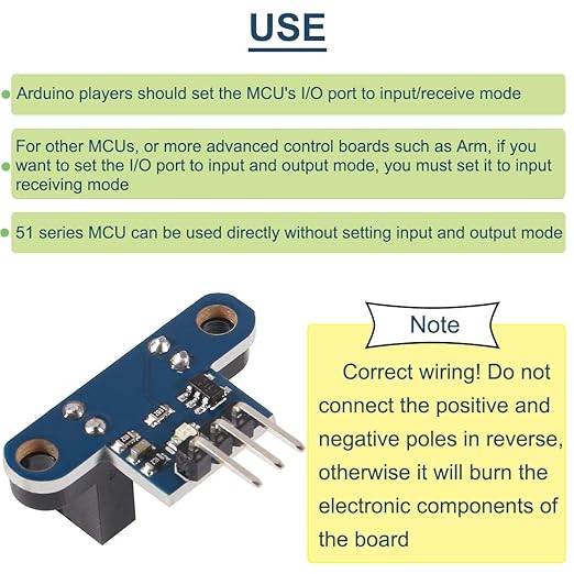 5PCS IR Infrared Slotted Optical Optocoupler Speed Measuring Sensor Module 3.3-5V for Arduino Also for Smart Robot Car Speed Measurement with Dupont Wire