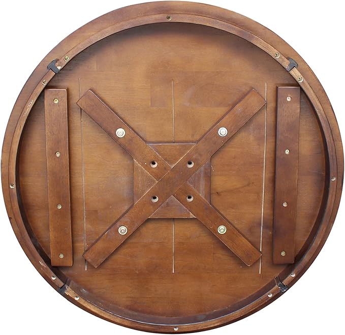 International Concepts 30" Round Wood Pedestal Bar Table in Espresso