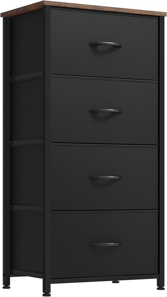 YITAHOME Dresser with 4 Drawers - Fabric Storage Tower, Organizer Unit for Living Room, Hallway, Closets