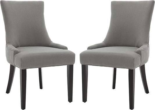 Safavieh Mercer Collection Lester Dining Chairs, Granite, Set of 2