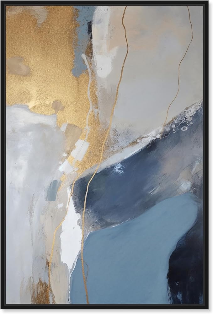 Art Remedy This Close Canvas Timeless Abstract Wall Art, Black Frame, 20" x 30"