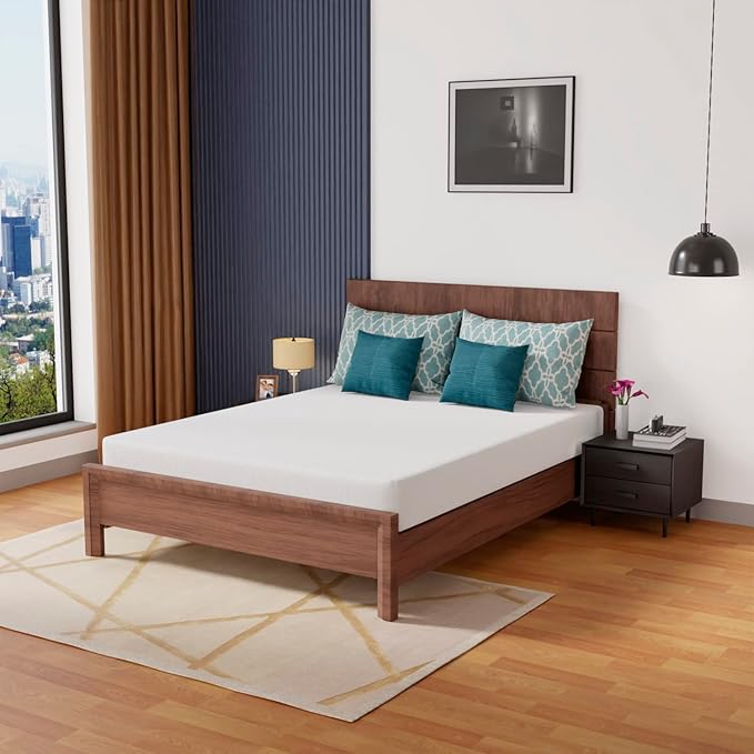 PayLessHere Gel Memory Foam Mattress Wave Comfort Foam Mattress 8 inch，CertiPUR-US Certified,Breathable Bed for Cooler Sleep Supportive & Pressure Relief,Removable Soft Cover,White Twin