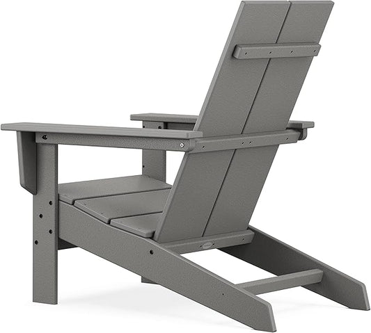 POLYWOOD Contemporary Modern Adirondack Chair in Aruba