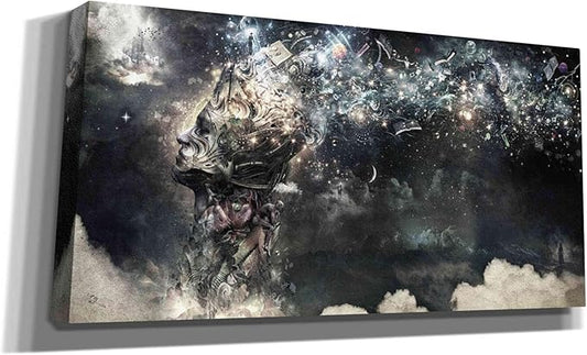 Epic Graffiti 'Coma' by Cameron Gray, Canvas Wall Art, 12"x24"