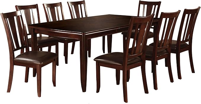24/7 Shop at Home Harrimon Rustic Extendable Dining Table, Espresso