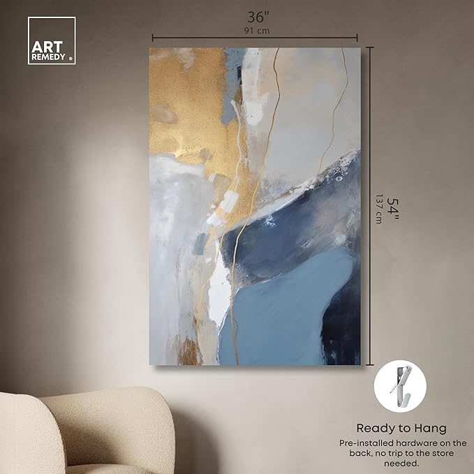 Art Remedy This Close Canvas Timeless Abstract Wall Art, Gallery Wrapped, 36" x 54"