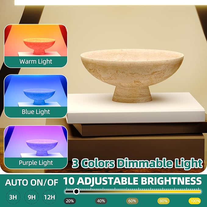 YITAHOME Tall Bookshelf with LED Light, Artistically Designed Tree Bookshelf with Cats Litter Box, 8-Tier Unique Bookshelves Corner Display Shelf for Home Office, Bedroom