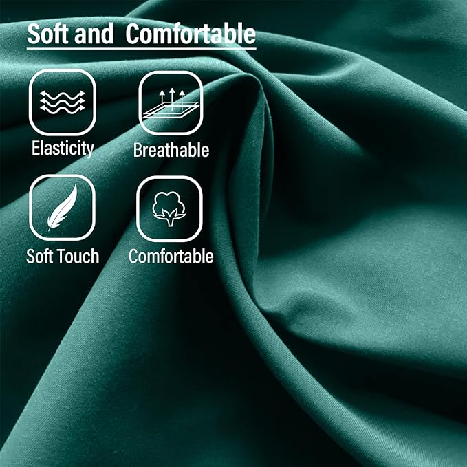 Lazy Chair with Ottoman, Modern Chair with Folding Footrest, Dark Green Accent Chair, Comfortable Reading Chair, Oversized Armchairs for Bedroom, Study, Living Room, Courtyard