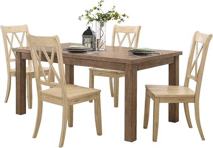 Lexicon 5-Piece Dining Set, Buttermilk