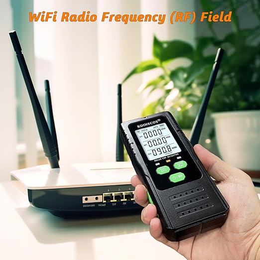 EMF Detector, Detect All 3 Types of Electromagnetic EMF Radiation Detector Field in 1 EMF Meter for Cell Towers, and Smart Meters, EMF Reader for Home, Office