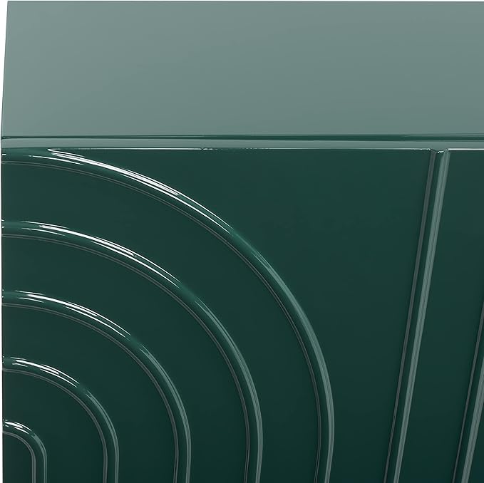Safavieh Couture Home Saturn-Art Deco Moss Acrylic 3-door Sideboard