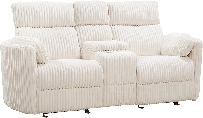 Parker Living Radius - Mega Ivory Power Reclining Sofa Loveseat and Recliner