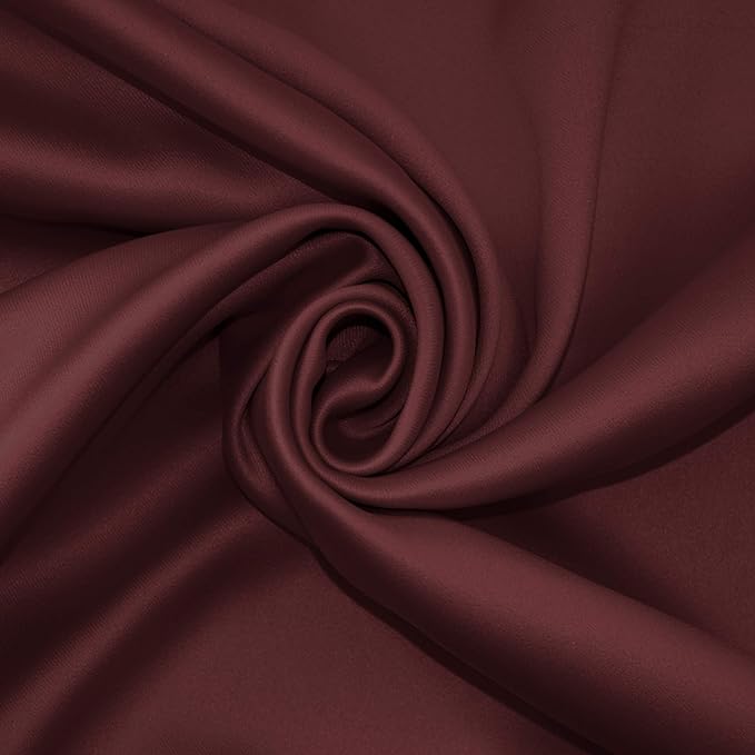 Sun Zero Nordic 2-pack Theater Grade Extreme 100% Blackout Grommet Curtain Panel Pair, 52" x 84", Wine