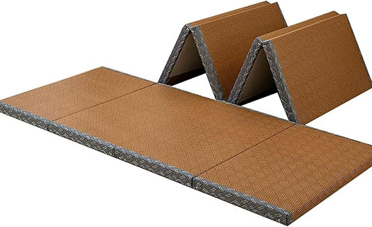 Japanese Traditional Tatami Mattress, Coconut Coir Tatami Mat, Foldable Japanese Floor Mattress,Futon Bed,Meditation Mats for Floor,Summer Sleeping Mat(80 * 200cm)
