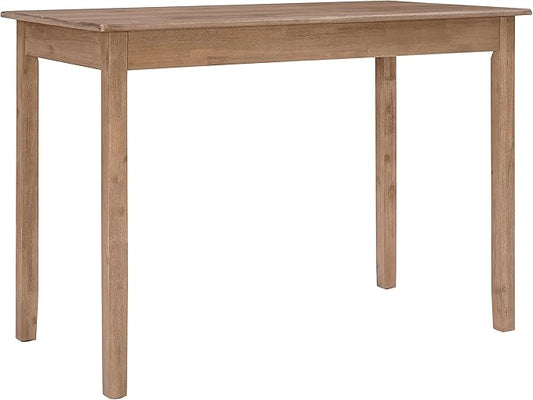 Linon Carter Brown with Greywash Wooden Counter Height Tavern Table