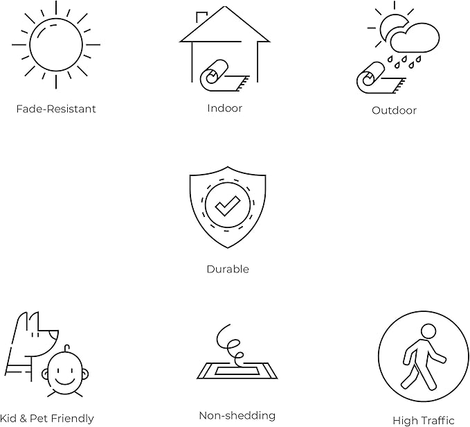JONATHAN Y Moroccan Geometric Indoor Outdoor Area Rug 9X12 Green/Ivory, Ourika Textured Weave for Backyard, Patio, Porch, Easy-Cleaning, High Traffic, Pet-Friendly, Non-Shedding (SMB108R-9)