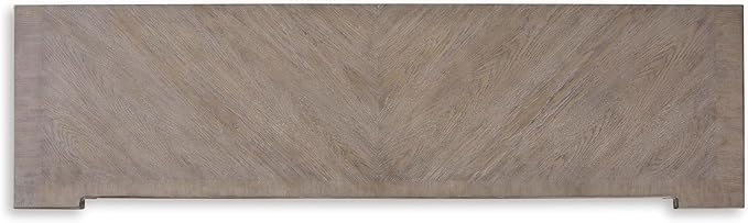 Signature Design by Ashley Blairhurst Traditional 10-Drawer Dresser and Mirror with Safety Stop, Felt-Lined Top Drawer and LED Lights, Light Brown