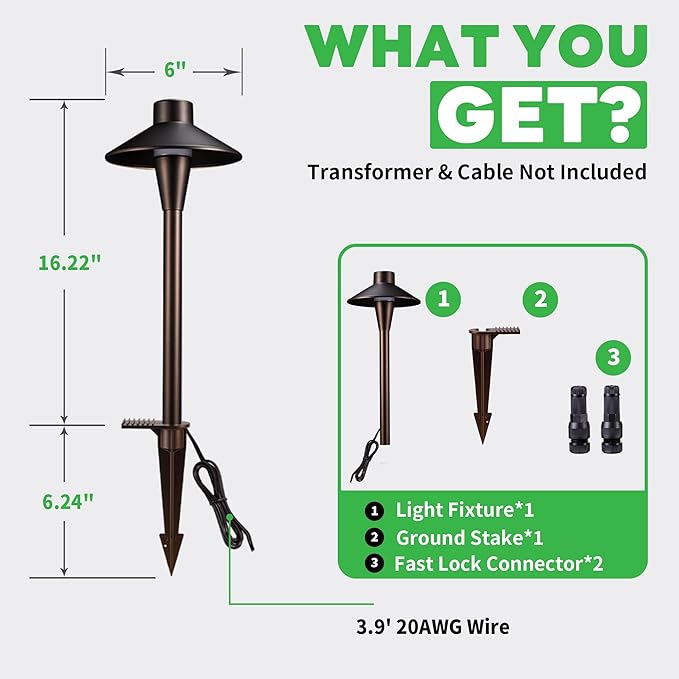 Smart Path Lights RGBCW, 12V Color Changing Landscape Pathlight with App, LED Low Voltage Pathway Lights Waterproof IP65 Wired, ORB Aluminum Decorative for Outside House Halloween (12 Pack)