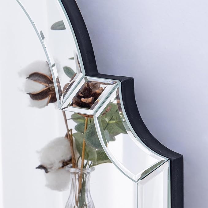 Chende Arched Mirror - 22" x 47", Decorative Wall Mirror with Beveled Edge, Modern Wall Decor for Living Room, Bathroom, Entrance, Bedroom