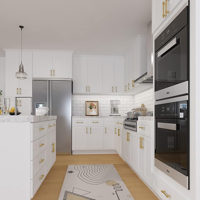 LOVMOR Kitchen Sink Base Cabinet, Unassembled Cabinet, Single Sink Storage Unit, Large Capacity, 24" D*33" W*34-1/2"H