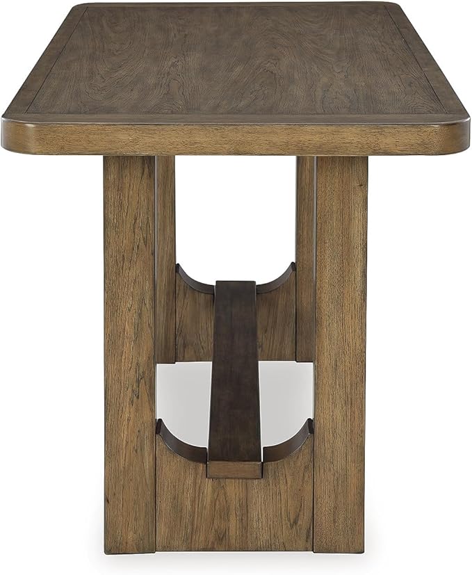 Signature Design by Ashley Cabalynn Modern Counter Height Dining Table, Dark Brown