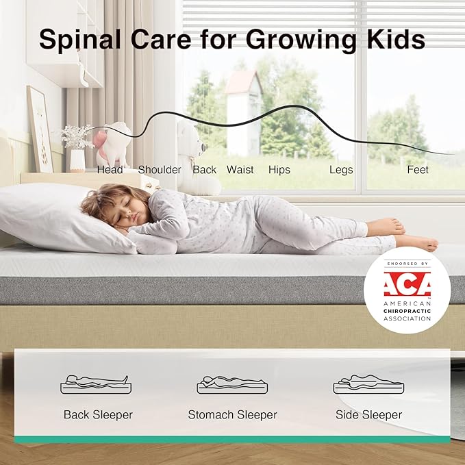 Novilla Mattress Queen, Cooling Gel Memory Foam Mattress 6 Inch for Contour Support & Pressure Relieving，CertiPUR-US Certified Foam