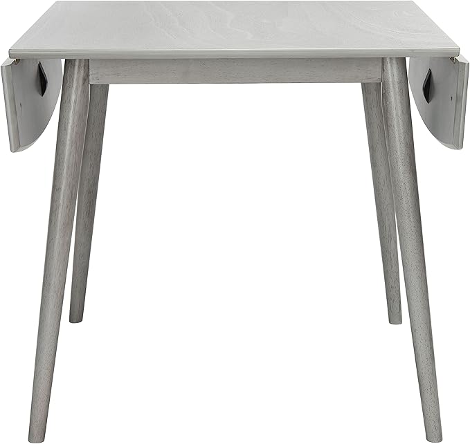 SAFAVIEH Home Collection Kaylee Drop Leaf Dining Room Table DTB1403B, Dark Grey