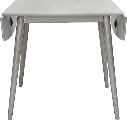 SAFAVIEH Home Collection Kaylee Drop Leaf Dining Room Table DTB1403B, Dark Grey