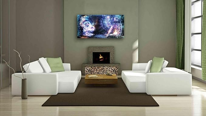 Epic Graffiti 'Shoulders and Giants' by Cameron Gray, Canvas Wall Art, 12"x24"