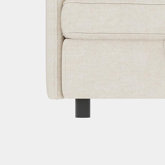 ERYE 68-Inch Loveseat Modular Sofa Deep Seat Storage Sectional Sofa Couch with Storage Ottomans,2 Seat Chenille Upholstered Love Seat Couch Convertible Lounge Sleeper Daybed for Living Room Bedroom | Space Saving