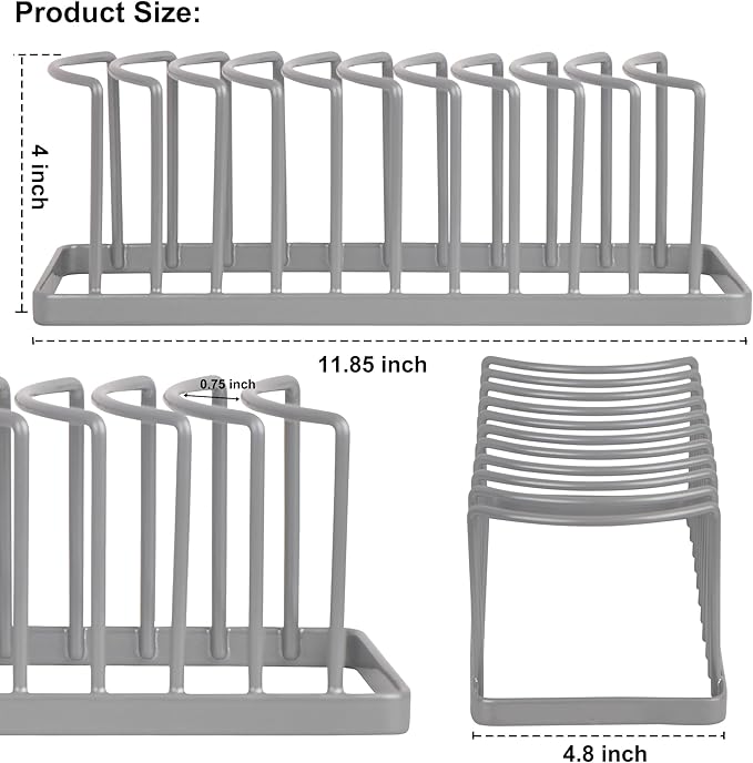 Hat Organizer for Baseball Caps - 4 Pack Space Saving Hat Stand Hold 40 Caps - Premium Metal Hat Rack for Baseball Caps Display & Organizer - No Install Hat Holder for Closet