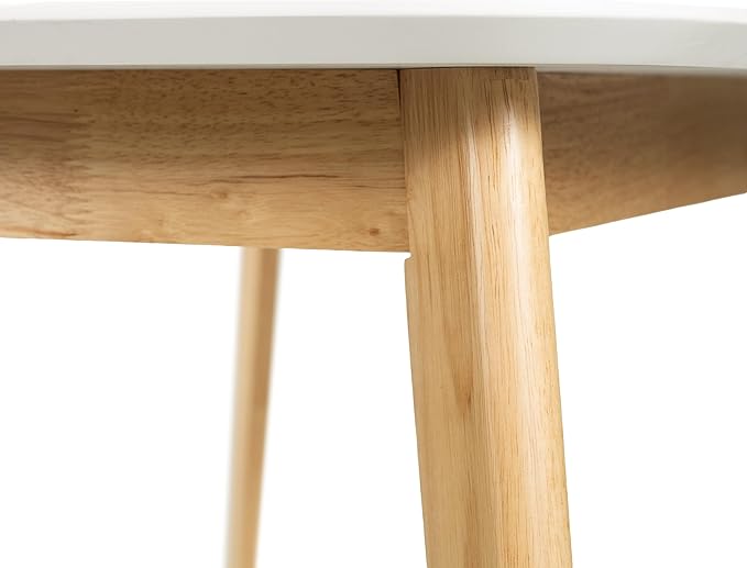 Nyala Dining Table - Wood - White Oak/Natural Oak