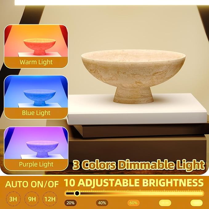 DWVO Tall Bookshelf with LED Light, Artistically Designed Tree Bookshelf with Cats Litter Box, 8-Tier Unique Bookshelves Corner Display Shelf for Home Office, Bedroom