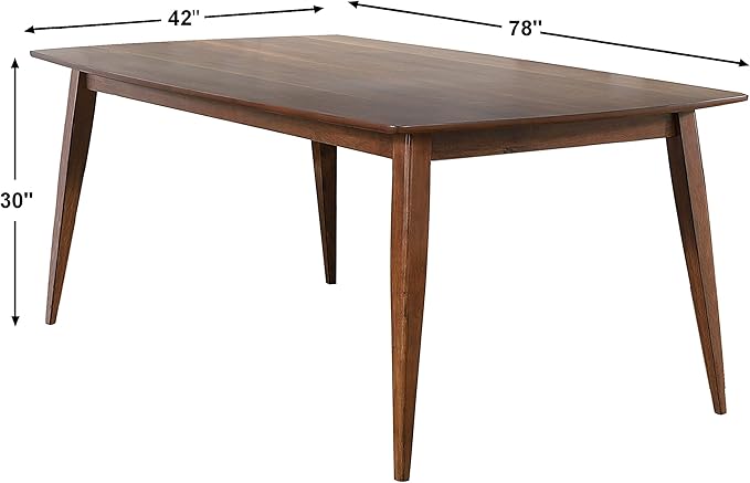 Sunset Trading Mid Century 78" Rectangular Dining Table