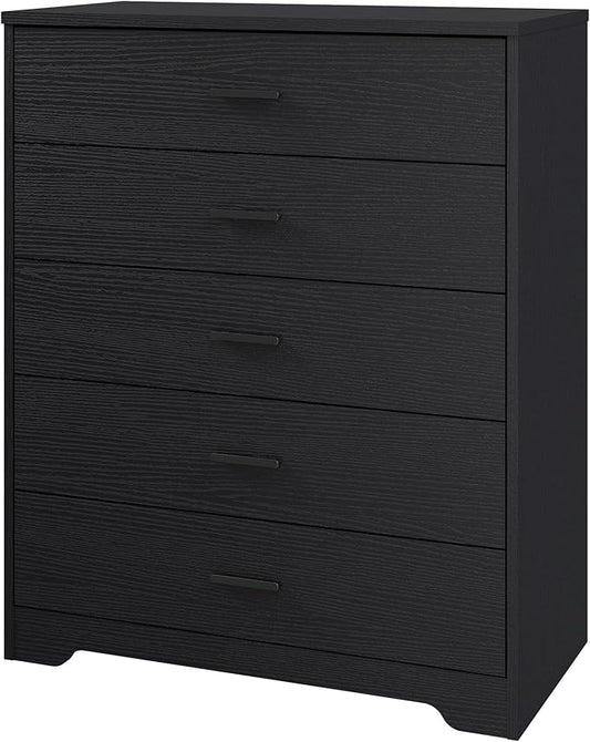 Panana 5/6 Drawer Dresser, Wooden Chest of Drawers, Storage Organizer Unit for Living Room, Home, Office