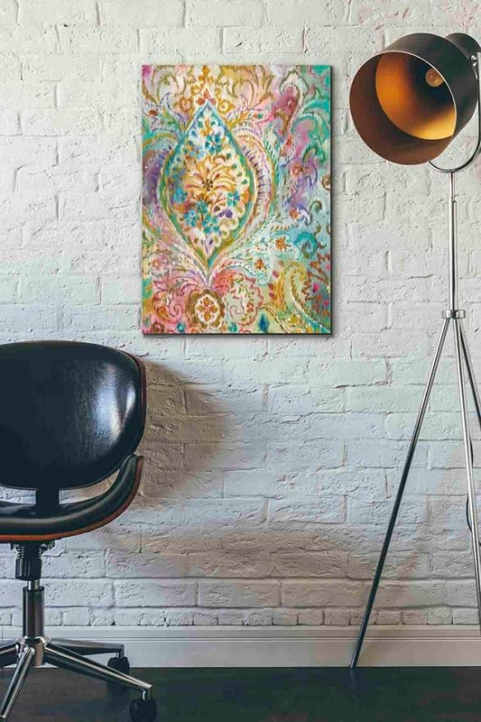 Epic Graffiti 'Boho Paisley II' by Danhui Nai, Canvas Wall Art, 18"x26"