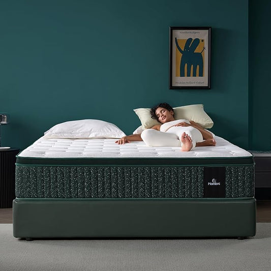14 Inch King Mattress in a Box – Medium Firm Hybrid with Cooling Gel Memory Foam & Pocketed Coils – Balanced Support, Pressure Relief & Low Motion Isolation
