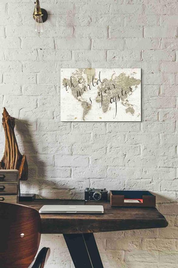 Epic Graffiti 'Mars Explorer Series: Work The Night Shift' Space Canvas Wall Art, 12" x 18"