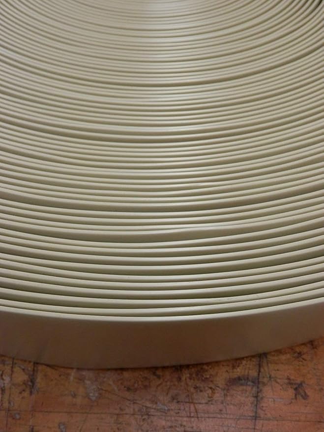 1.5" Vinyl Straps for Patio Chairs Repair Kit Lounge Strapping Outdoor Patio Furniture Repair 20' Matte Finish (Driftwood) + 20 Rivets