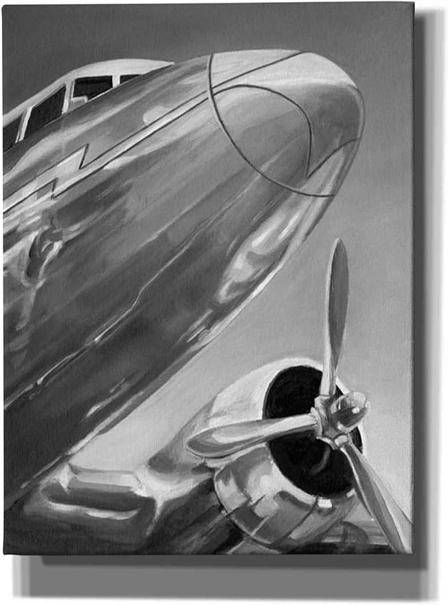 Epic Graffiti 'Aviation Icon I' by Ethan Harper Canvas Wall Art, 12"x16"