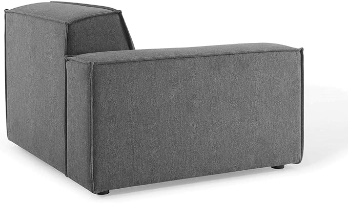 Modway EEI-3870-CHA Restore Right-Arm Sectional Sofa Chair, Charcoal
