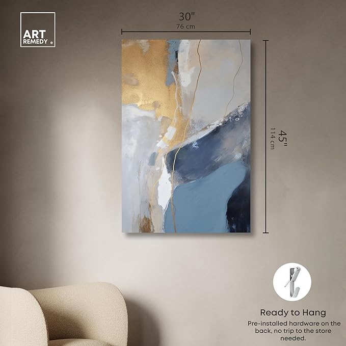 Art Remedy This Close Canvas Timeless Abstract Wall Art, Gallery Wrapped, 30" x 45"