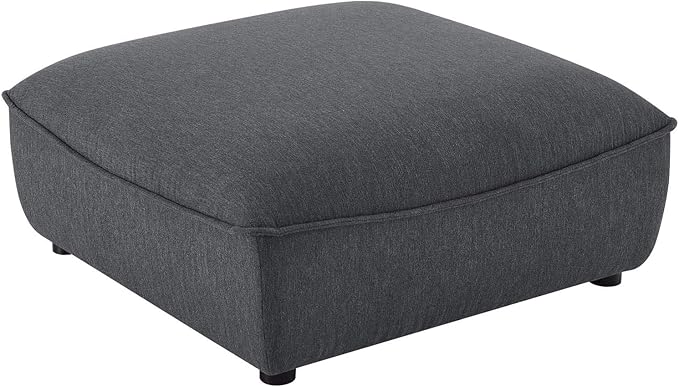 Modway Comprise Fabric Upholstered Sectional, 2-Piece Set, Charcoal