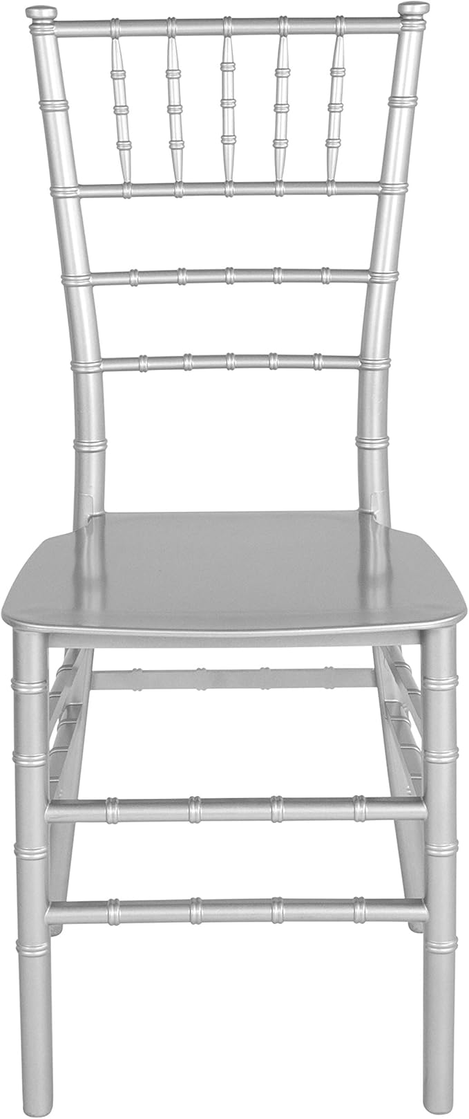 Flash Furniture HERCULES Series Silver Resin Stacking Chiavari Chair