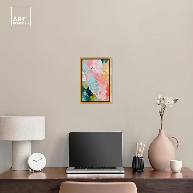 Art Remedy Pastel Layers Canvas Pastel Wall Art, Gold Frame, 10" x 15"