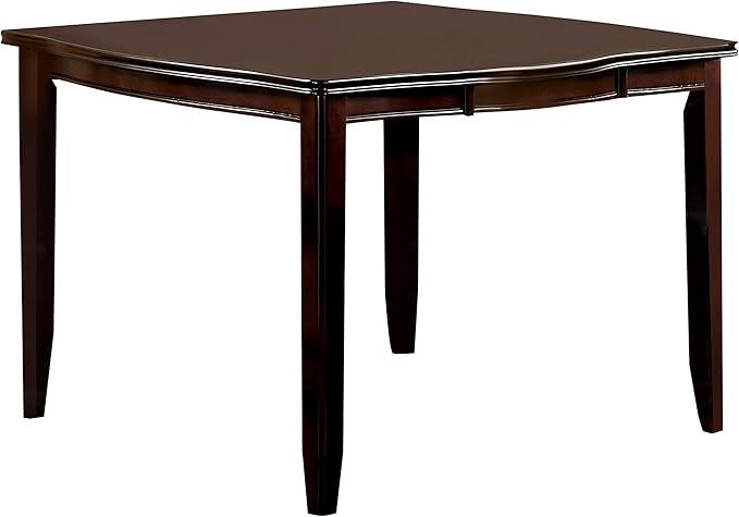 24/7 Shop at Home Harrimon Rustic Extendable Counter Height Dining Table, Espresso
